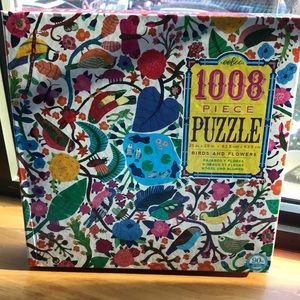 1008 pc puzzle birds and flowers